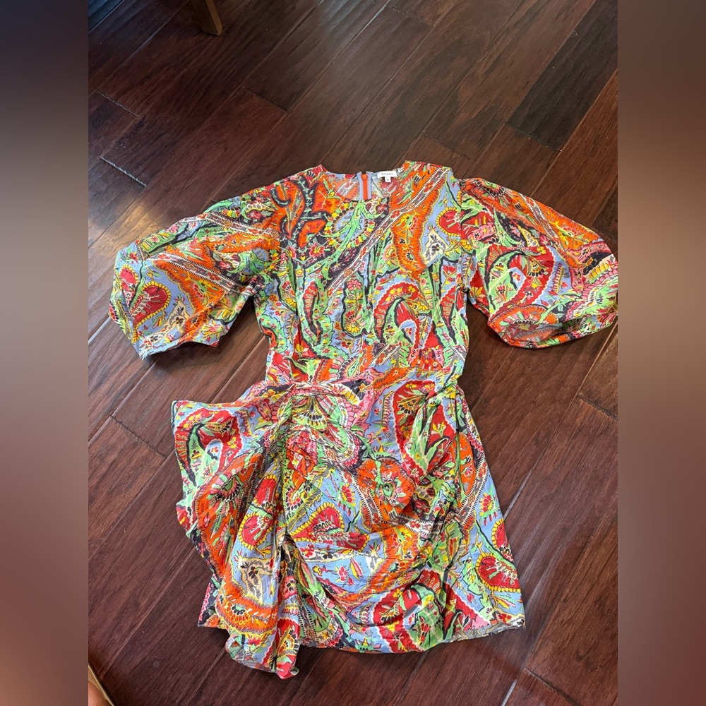 Rhode Pia Dress in festival of love print